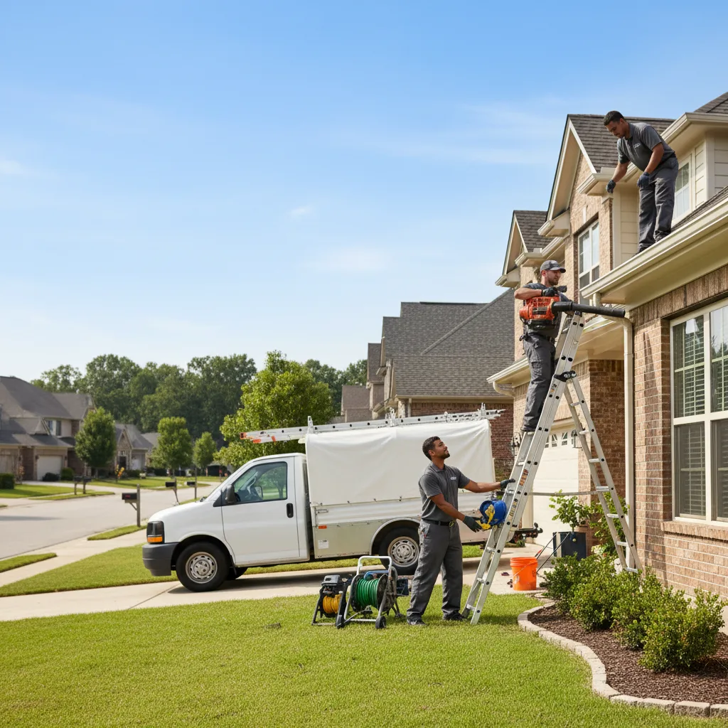 Home Gutter Service in Hockley, TX near me